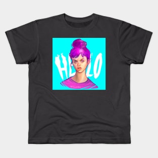 Hello Girl Kids T-Shirt